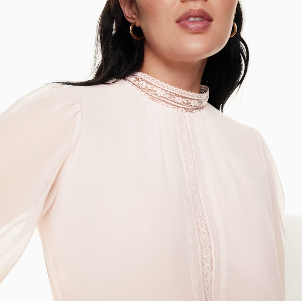 Wilfred Butterfly Blouse, XS, Talc Pink, NWOT - Picture 7 of 7